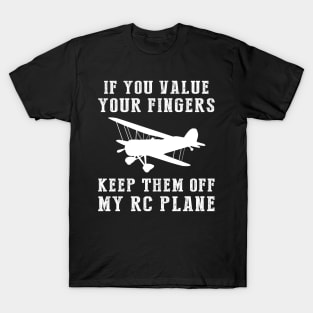 Fly High on Humor - Keep Off My RC-Plane Funny Tee & Hoodie! T-Shirt